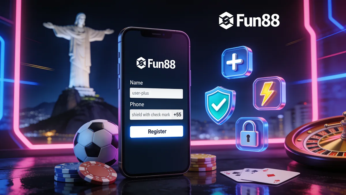 fun88 no Brasil — Processo de cadastro na Fun88
